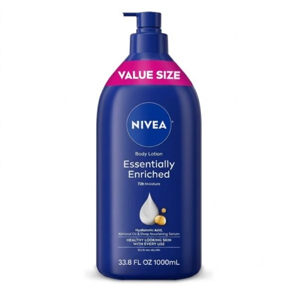 NIVEA Essentially Enriched Body Lotion (Sérum de Nutrición Profunda, Ácido Hialurónico y Aceite de Almendras)
