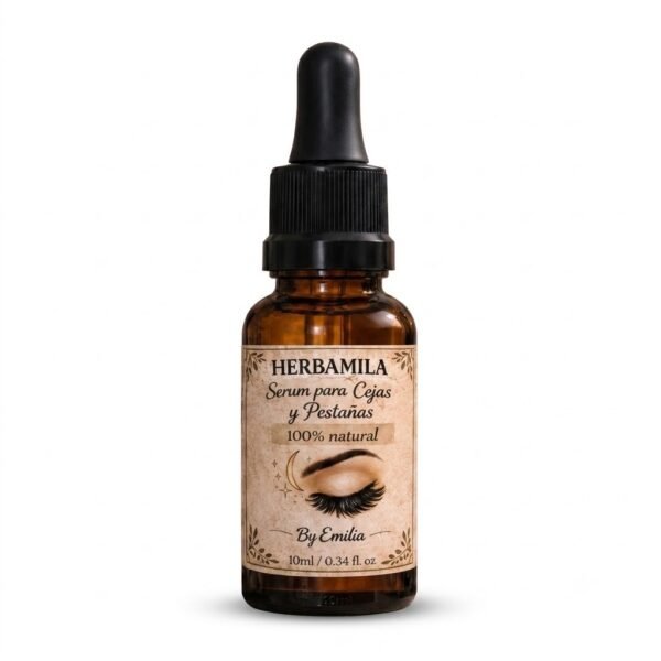 HERBAMILA Serum para Cejas y Pestañas 100% natural (By Emilia)