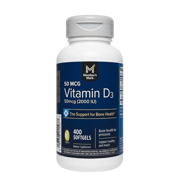 Member's Mark - Vitamin D3 50 mcg (2000 IU)