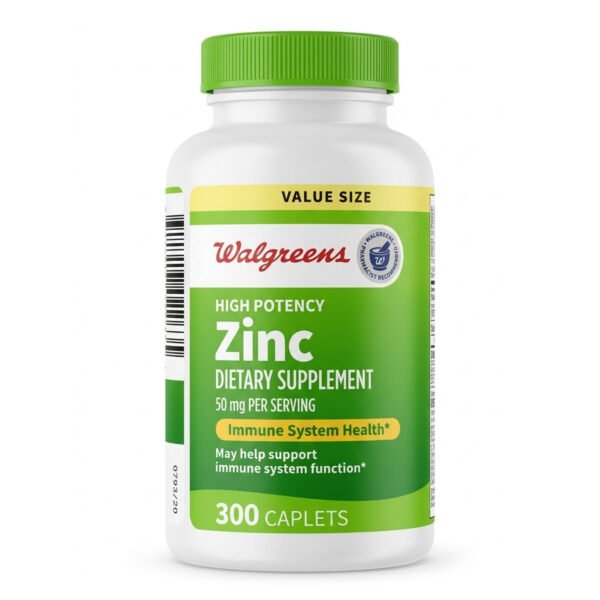 High Potency Zinc 50 mg.